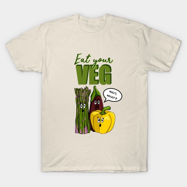 Eat your Veg T-Shirt by Quick Brown Fox Canada 